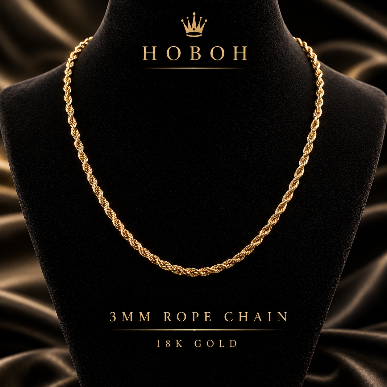 Gold rope chain
